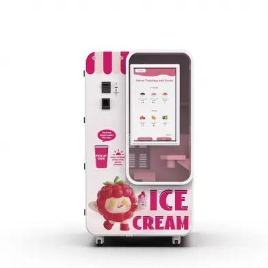 Торговый автомат мороженого для дилеров| 24/7 Soft Serve с удаленным управлением